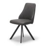 Austin - Dark Grey Dining Chair Swivel Return Austin - Dark Grey Dining Chair Swivel Return