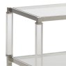 Denise - Lamp Table Polished Steel/Acrylic Frame Denise - Lamp Table Polished Steel/Acrylic Frame