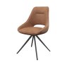 Cerutti - Swivel Dining Chair - Tan Cerutti - Swivel Dining Chair - Tan