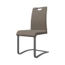 Gabi - Dining Chair Taupe with Grey Frame Gabi - Dining Chair Taupe with Grey Frame