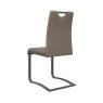 Gabi - Dining Chair Taupe with Grey Frame Gabi - Dining Chair Taupe with Grey Frame