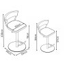 Gino Bar Stools Grey Gino Bar Stools Grey