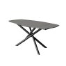 Giovanni - Matte Grey Ceramic Extending Table Giovanni - Matte Grey Ceramic Extending Table