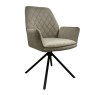 Lina - Swivel Dining Chair - Fabric Lina - Swivel Dining Chair - Fabric
