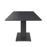 Pavoni - Matte Black Ceramic Extending Table Pavoni - Matte Black Ceramic Extending Table