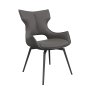 Raffaello - 180 Swivel Dining Chair Grey Raffaello - 180 Swivel Dining Chair Grey