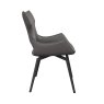 Raffaello - 180 Swivel Dining Chair Grey Raffaello - 180 Swivel Dining Chair Grey