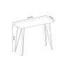 Riviera - Grey Ceramic Console Table Riviera - Grey Ceramic Console Table