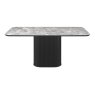 Roberto - Fixed Gloss Light Grey Ceramic Dining Table Roberto - Fixed Gloss Light Grey Ceramic Dining Table