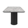 Roberto - Fixed Gloss Light Grey Ceramic Dining Table Roberto - Fixed Gloss Light Grey Ceramic Dining Table