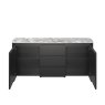 Roberto - Gloss Light Grey Ceramic Sideboard Roberto - Gloss Light Grey Ceramic Sideboard