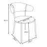 Simoni - Dining Chair Grey Simoni - Dining Chair Grey