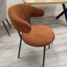 Set of 2 Simoni - Dining Chair Burnt Orange Set of 2 Simoni - Dining Chair Burnt Orange