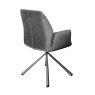 Zanetti - 180 Swivel Dining Chair Dark Grey Zanetti - 180 Swivel Dining Chair Dark Grey