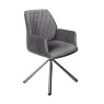 Zanetti - 180 Swivel Dining Chair Dark Grey Zanetti - 180 Swivel Dining Chair Dark Grey