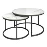 Zico - White Ceramic Coffee Table Set Zico - White Ceramic Coffee Table Set