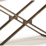 Zara - Console Table Bronze Glass/Brass Frame Zara - Console Table Bronze Glass/Brass Frame