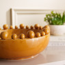 Bobble Edged Bowl - Mustard Bobble Edged Bowl - Mustard