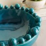 Bobble Edged Bowl - Aqua Bobble Edged Bowl - Aqua