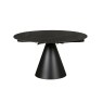 Star - Extending Round Table Black Star - Extending Round Table Black