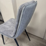 Set of 6 Jimmy - Dining Chairs - Grey Velvet Set of 6 Jimmy - Dining Chairs - Grey Velvet