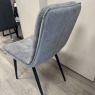 Set of 6 Jimmy - Dining Chairs - Grey Velvet Set of 6 Jimmy - Dining Chairs - Grey Velvet
