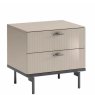 Claire Bedroom - 2 Drawer Night Stand Pearl Line Claire Bedroom - 2 Drawer Night Stand Pearl Line