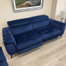 Momentum - Large Sofa with Electric Recliners - Navy Velvet Momentum - Large Sofa with Electric Recliners - Navy Velvet