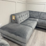 City - LHF Cornersofa - Grey Velvet Fabric City - LHF Cornersofa - Grey Velvet Fabric
