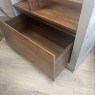 Urban Tall Bookcase - Concrete and Walnut Finish with Drawer at base Urban Tall Bookcase - Concrete and Walnut Finish with Drawer at base