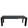 Calligaris - Delta - Extending Table - Black Calacatta Marble, Black Metal Legs Calligaris - Delta - Extending Table - Black Calacatta Marble, Black Metal Legs