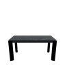 Calligaris - Delta - Extending Table - Black Calacatta Marble, Black Metal Legs Calligaris - Delta - Extending Table - Black Calacatta Marble, Black Metal Legs