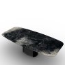 Calligaris - Yoroi 250cm - Black Onyx Marble with Black Cannulated Base Calligaris - Yoroi 250cm - Black Onyx Marble with Black Cannulated Base