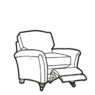 Parker Knoll - Devonshire - Armchair with Power Footrest Parker Knoll - Devonshire - Armchair with Power Footrest