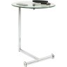 Move Table - Clear Glass & Chrome Move Table - Clear Glass & Chrome