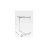 Move Table - Clear Glass & Chrome Move Table - Clear Glass & Chrome