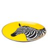 Yellow | Zebra - Designer Plate Yellow | Zebra - Designer Plate