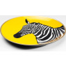 Yellow | Zebra - Designer Plate Yellow | Zebra - Designer Plate