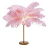 Palm Pink Feather - Table Lamp Palm Pink Feather - Table Lamp