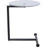 Move Table - Smoke Glass & Black Move Table - Smoke Glass & Black