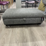 Alstons - Fleming Legged Ottoman with Storage - Graphite Plain Alstons - Fleming Legged Ottoman with Storage - Graphite Plain