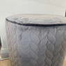 Ashley Manor - Hex Stool - Ealing Charcoal Fabric Ashley Manor - Hex Stool - Ealing Charcoal Fabric