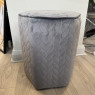 Ashley Manor - Hex Stool - Ealing Charcoal Fabric Ashley Manor - Hex Stool - Ealing Charcoal Fabric