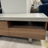 Urban - TV Unit - Concrete Look Top with Walnut Veneer Drawers Urban - TV Unit - Concrete Look Top with Walnut Veneer Drawers