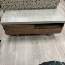 Urban - TV Unit - Concrete Look Top with Walnut Veneer Drawers Urban - TV Unit - Concrete Look Top with Walnut Veneer Drawers