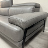 Calia Italia - Edo - 3 Seater Sofa 1518 Iron Leather Calia Italia - Edo - 3 Seater Sofa 1518 Iron Leather