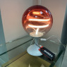 Spiral - Red Globe Table Lamp on White Base Spiral - Red Globe Table Lamp on White Base