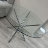 ZEN - Round Clear Glass Table ZEN - Round Clear Glass Table