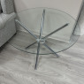 ZEN - Round Clear Glass Table ZEN - Round Clear Glass Table