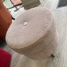 Carate - Small Round Footstool with storage in Pink Velvet Carate - Small Round Footstool with storage in Pink Velvet